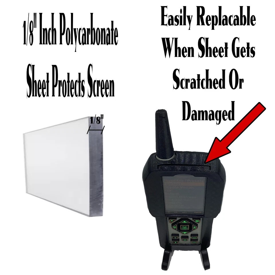 FoxPro Model Tx 1000 Remote Case, Screen Protector & Drop/Shock Resistance Safe - Image 4 of 4