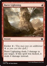 BURST LIGHTNING x4 mtg NM-M Foundations 4 Common