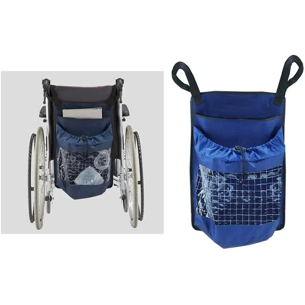 Rollstuhl-Rucksack-Tasche mit großer Kapazität Zubehörtasche für  Handyhalter