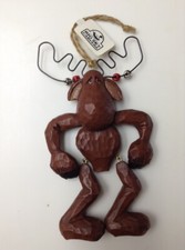 BIG SKY CARVERS DANGLING FULL BODY MOOSE RETIRED HARD TO FIND ADORABLE NWT