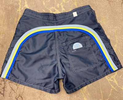 Rainbow Knit Sundek 30 Surf Beach Board Shorts Swim Trunks Bath Suit Size 30 S