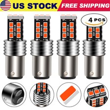 4Pcs 1157 LED Bulbs Turn Signal Bulb Brake Tail Parking Light Bulb Super Bright
