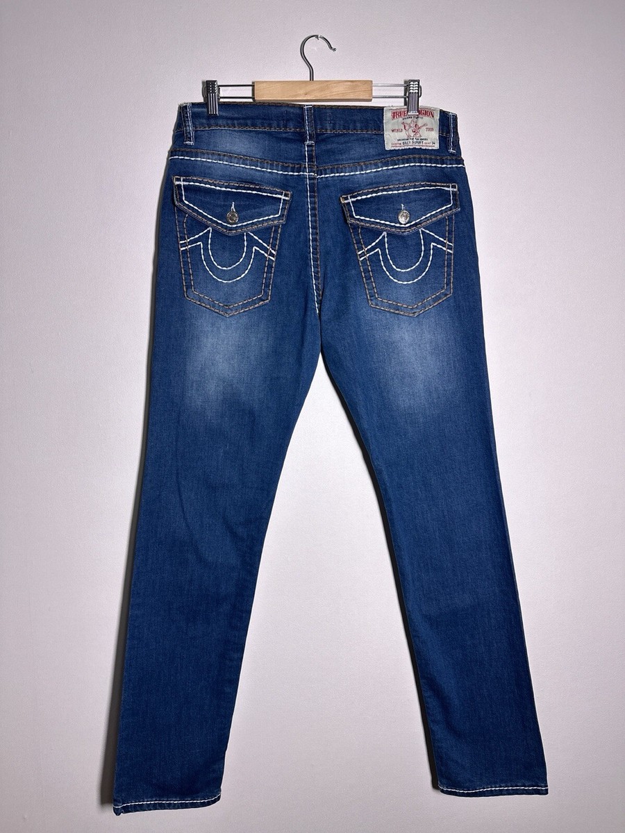 ✅USA製 TRUE RELIGION SUPER T デニムパンツ y2k True Religion Vintage Y2K Super T Jeans Size 36 | eBay