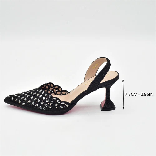 Shoes And Bag Set Latest Italian Sandals Design With Matching Bag Party Shoes - Picture 4 of 23
