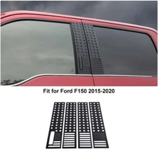 Window Pillar Posts Decor Strip Cover Trim For Ford F150 2015-2020 Accessories