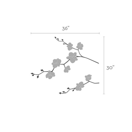 Orchid Flower Wall Decal - Picture 3 of 7