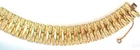 CROWN TRIFARI 50's GOLDPLATED STAR LINK  BRACELET ESTATE JEWELRY VINTAGE 65gr