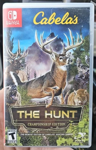 Cabela's: The Hunt Championship Edition - Nintendo Switch-Pre Owned- CIB- tested