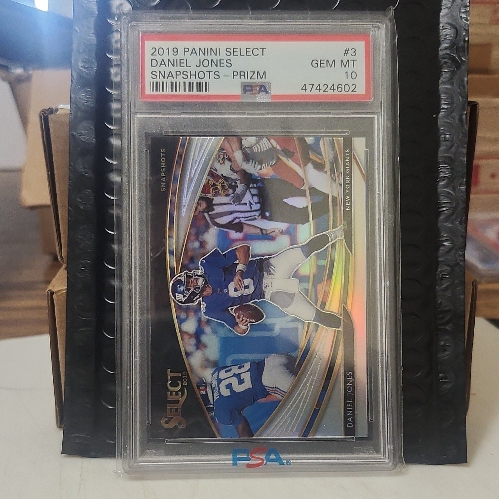 Daniel Jones Panini Select Snapshots #3 Prizm