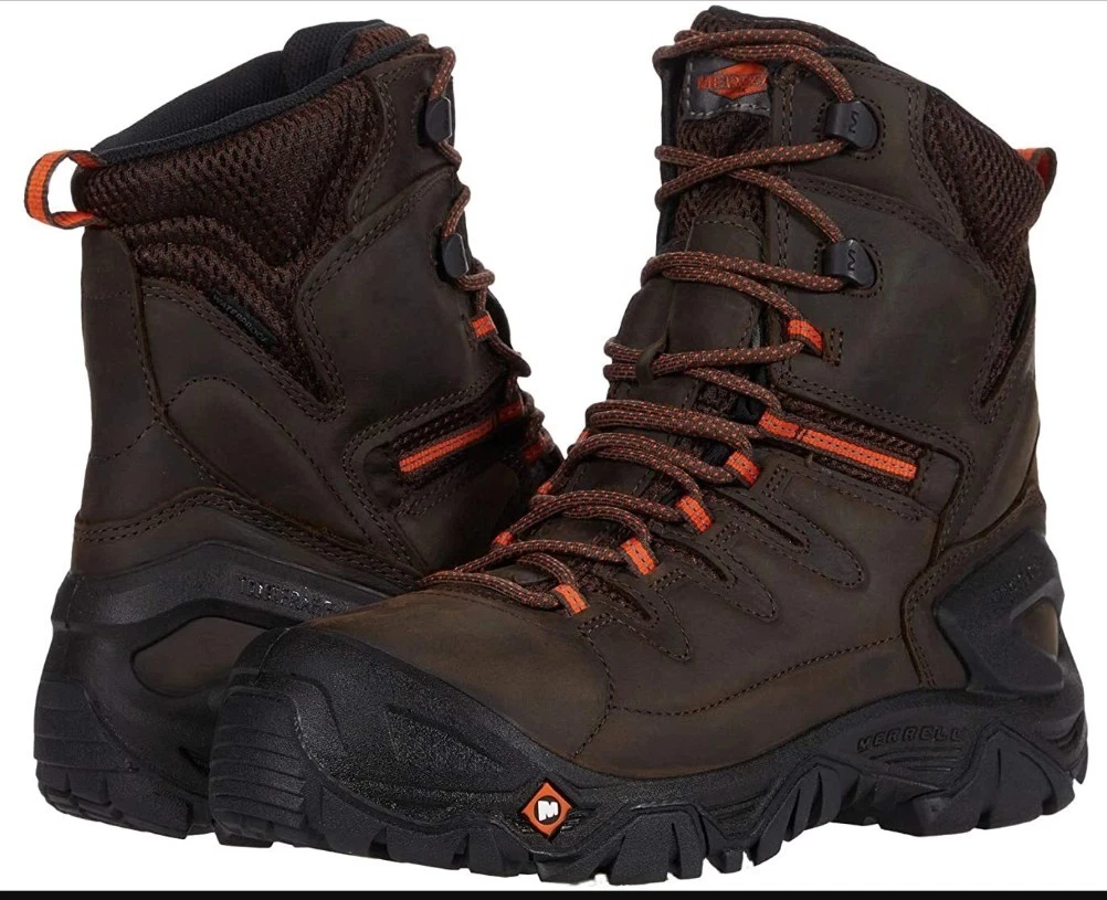 Merrell Strongfield 8" Thermo Composite Toe Boots J099527 Waterproof Men US 11 M