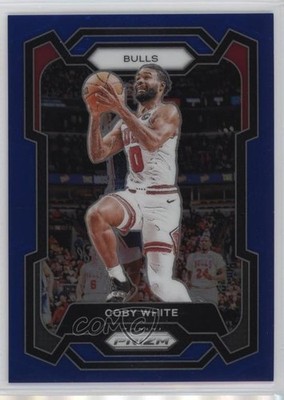 2023-24 Panini Prizm Blue Prizm 148/199 Coby White #239 0b3