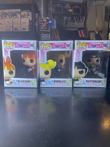 Funko Pop! The Powerpuff Girls #1080-1082 - Blossom, Bubbles, & Buttercup