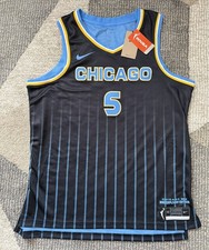 Women’s Nike Chicago Sky Angel Reese #5 Explorer Edition Jersey Sz XL 52 NWT