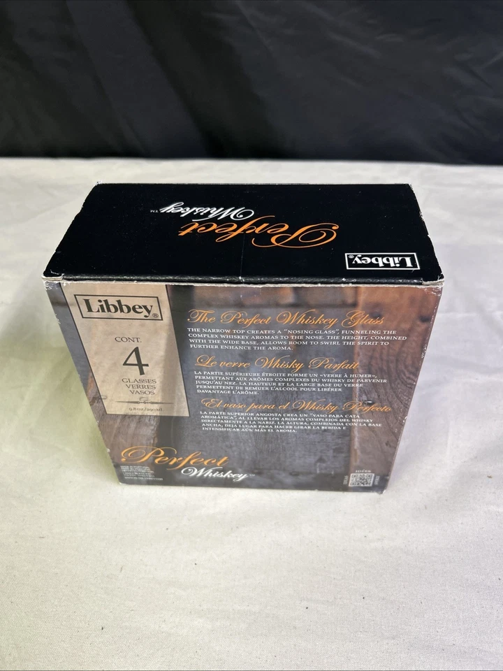 Libbey Perfect Whiskey Whiskey Glasses, Craft Spirits, Set of 4 - Image 2 of 4
