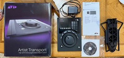 Avid Artist Transport Jog/Shuttle/Transport Control w/ Power Adapter, CD, Mount
