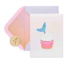 Papyrus Birthday Card Mermaid Cupcake 🧁