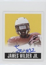 2014 Leaf Originals Yellow Alternate 10/85 James Wilder Jr #A-JWJ Auto 0f6