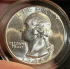 1946 D WASHINGTON SILVER QUARTER ~ GEM Uncirculated - Original Skin