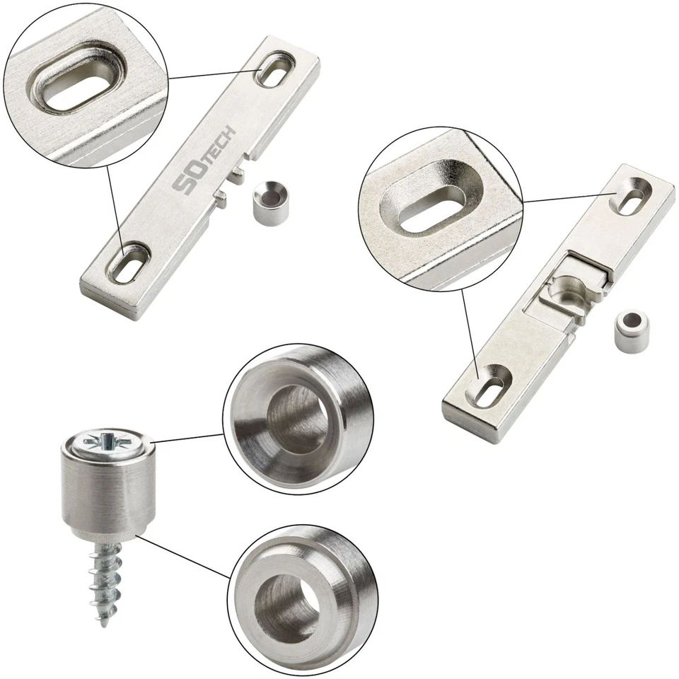 Balkontürschnäpper Fensterschäpper Schnäpper Terrassentür 17x 90x7,7mm SOTECH - Bild 4 von 4