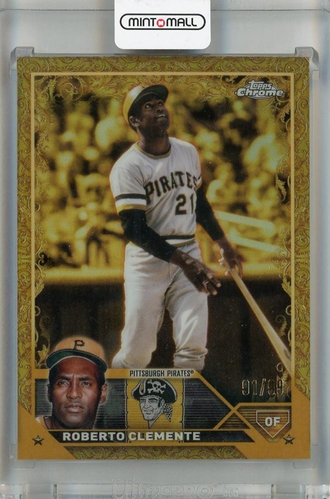 2023 Topps Gilded Collection Pittsburgh Pirates Roberto Clemente Base 21 91/99