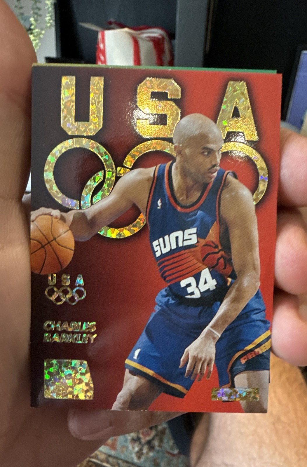 1996 Skybox USA Basketball - Charles Barkley #G11 Gold Sparkle
