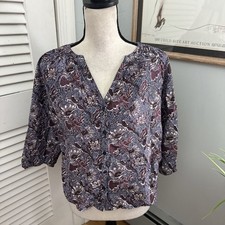 Apiece Apart Top Womens Small Mitte Bella Floral Relaxed Spring Bohemian