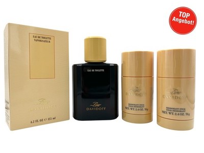Davidoff Zino Men 125 ml EDT + 2 x 70g Zino Deodorant Stick NEU OVP Herrenparfum