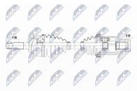 NTY Antriebswelle NPW-FR-090 FüR Ford Ranger TKE Ecoblue 4X4 Tdci