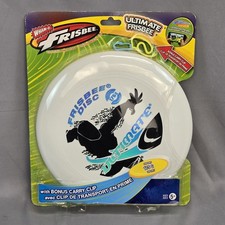 Wham-O Ultimate Frisbee 175g Sport Disc w Carry Clip White 