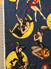 Bewitched 2004 The Alexander Henry Collection 1/2 Yard Cotton Fabric- New