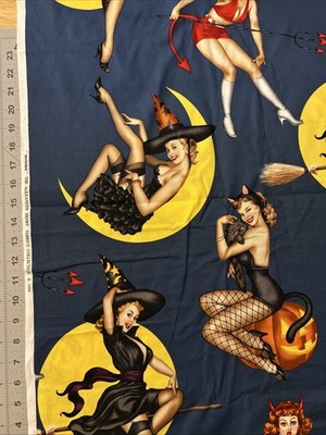 Bewitched 2004 The Alexander Henry Collection 1/2 Yard Cotton Fabric- New