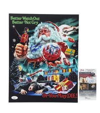 Christmas Evil Brandon Maggart Signed 11x14 Photo Horror Movie Cult Classic JSA