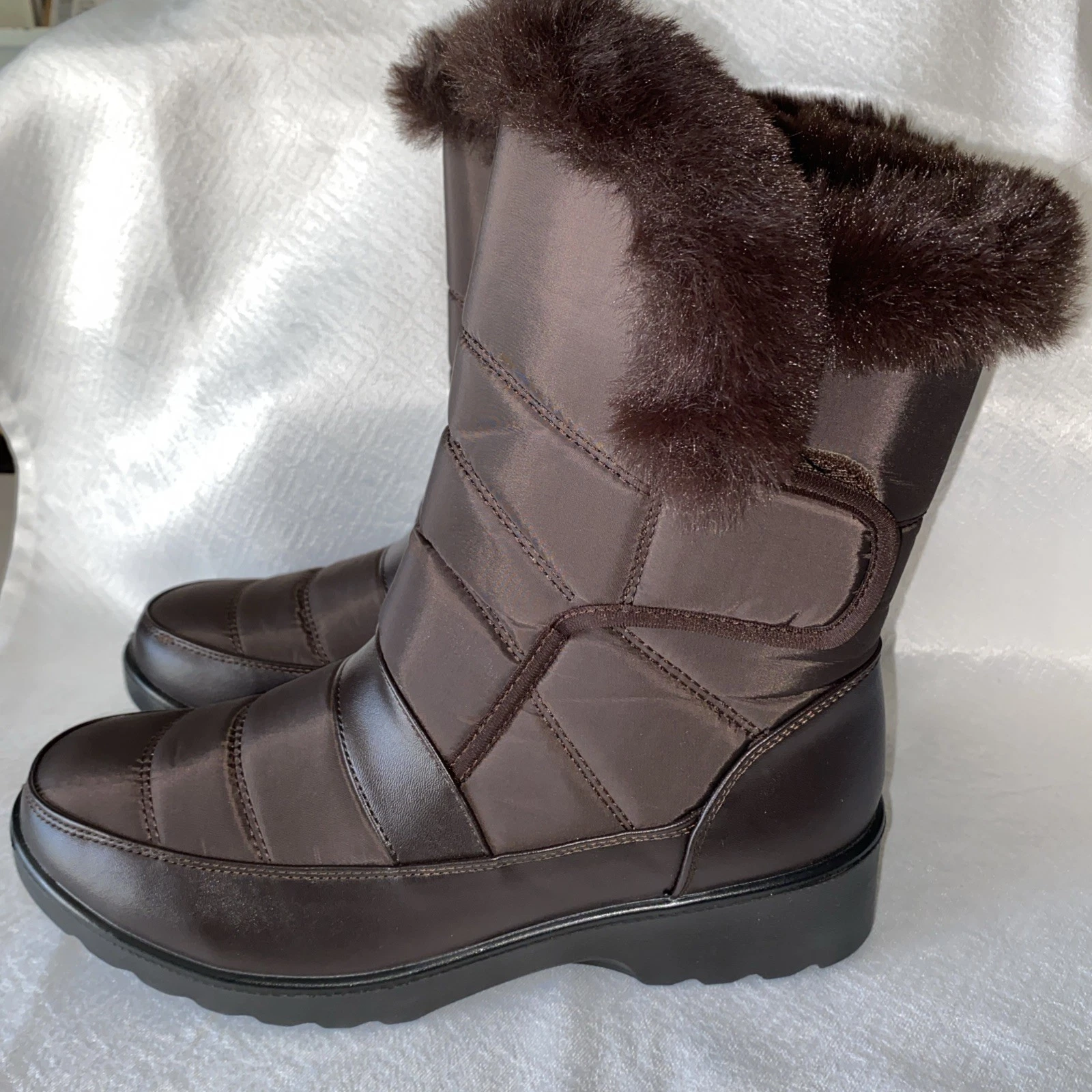 Women Snow Boots Winter Chocolate Size 11