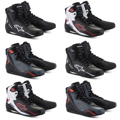 Alpinestars Faster 4 Motorcycle Boots Short Ankle Riding Adventure Sports Black