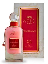 Ard Al Zaafaran Ithra Dubai Pomegranate Musk EDP Spray for Unisex, 3.4Oz./100ml
