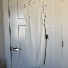 NWT Women’s LULU'S Fitted Sheath Dress SZ MEDIUM OPEN LOW BACK DRESS