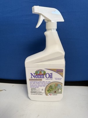 Bonide Products 3-In-1 Neem Oil Spray, Ready-to-Use, 32 Ounce