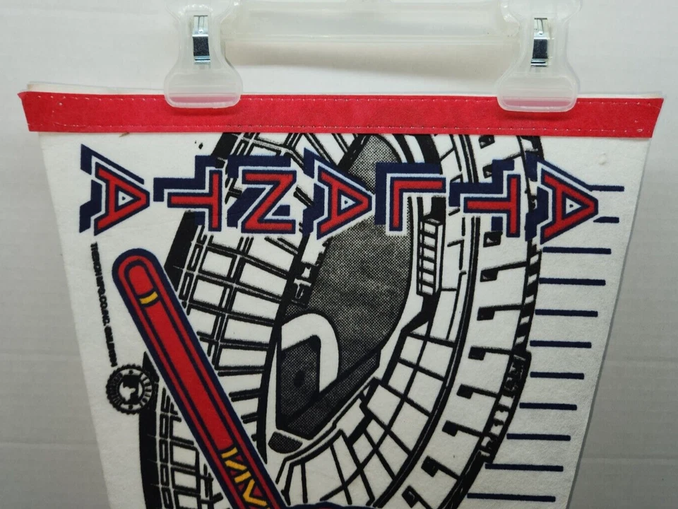 MLB Atlanta Braves Vintage Circa 1994 Stadium Team Logo Baseball Pennant - Image 4 of 4