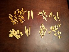 Axis and Allies Board Game, Extra Pieces, Yellow pieces, Replacement 1984 B