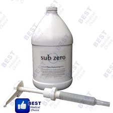 NEW SUB ZERO PAIN RELIEVING GEL, ONE GALLON