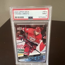 2020-21 Upper Deck Young Guns Steven Lorentz #494 Rookie RC PSA 9
