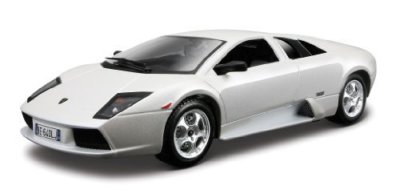 *DAMAGED BOX* Lamborghini Murcielago White 1:24 Diecast Model - Bburago 22054WH*