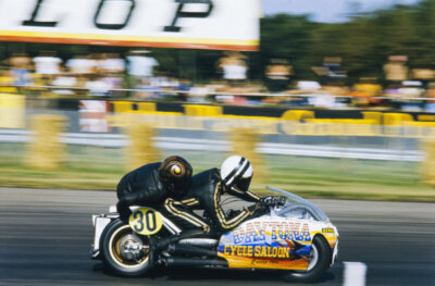 Derek Jones and Brian Ayres, Daytona Weslake Moto GP Motorcycle 1975 Old Photo 3