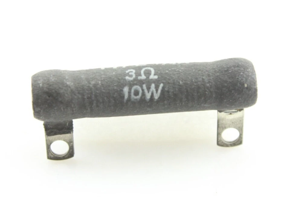 Neu Menge 1 NOS IRC 3 Ohm 10 Watt Drahtwiderstand Typ 1XA Vintage USA - Bild 3 von 4