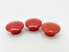 Lot of 3 Allen Bradley 800T-N246R Replacement Red Cap Mushroom Head 30MM Ser.A