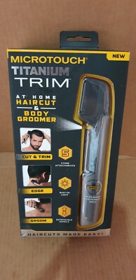 MICROTOUCH TITANIUM TRIM AT HOME HAIRCUT & BODY GROOMER - Brand New 