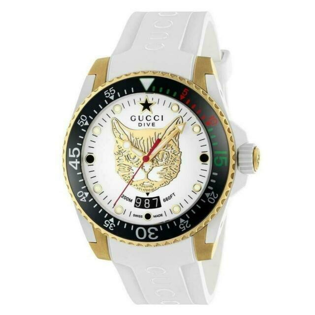 Gucci Dive YA136322 40mm Gold Stainless 