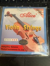 ALICE VIOLIN STRING SET. STEEL NICKEL ALLOY A703 E,A,D,G