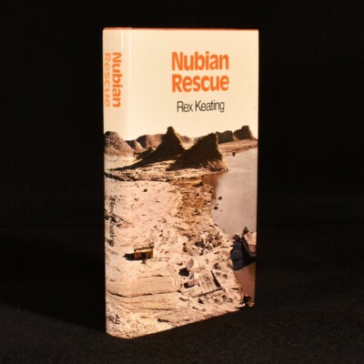 1975 Nubian Rescue by Rex Keating First Edition Unclipped Dust Wrapper