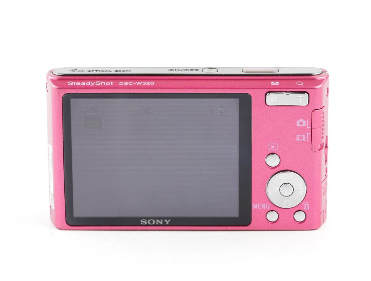 Excellent]SONY Cyber-shot DSC-W320 Pink 14.1 MP Digital Camera